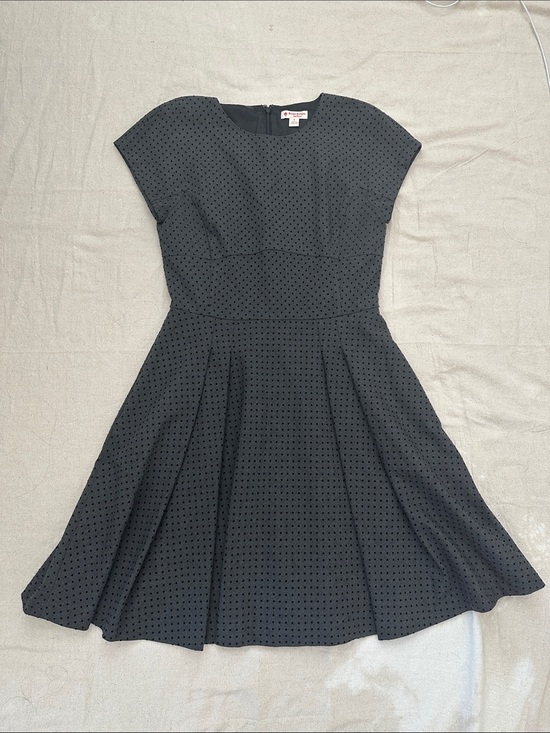 Brooks Brothers Dresses & Skirts - Brooks Brothers Red Fleece Black Polka Dot Fit & Flare Dress - Size 4